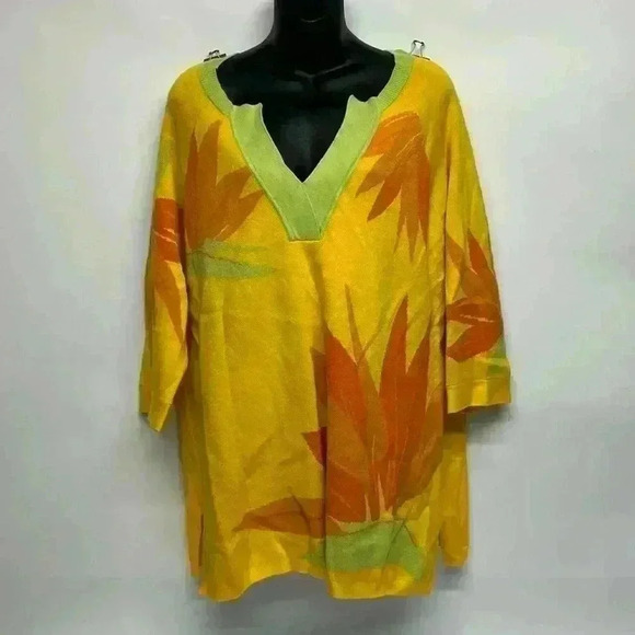 Soft surroundings Womens La Paradiso Sweater 2DD03 size extra large NWT - Picture 1 of 8